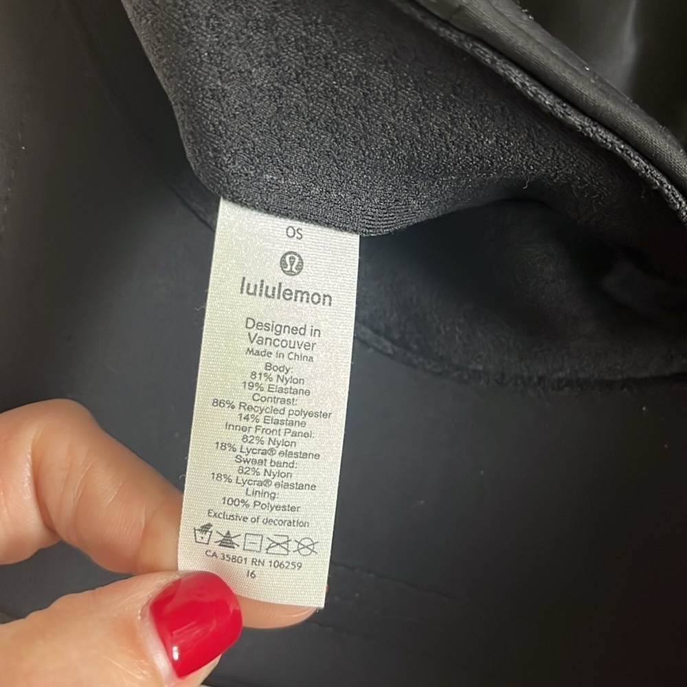 Lululemon X Peloton Black Baseball Cap View 3